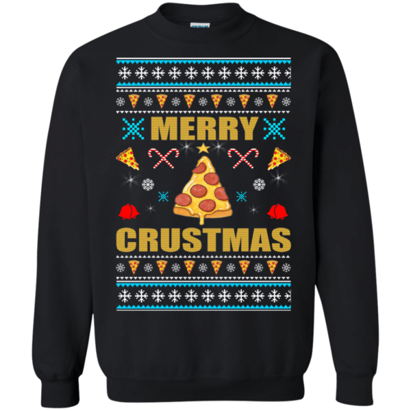Merry Crustmas Delicious Candy For Christmas Party Christmas Sweatshirt Sweatshirt Black S