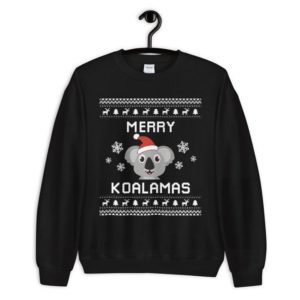 Merry Koalamas Merry Xmas Sweatshirt Sweatshirt Black S
