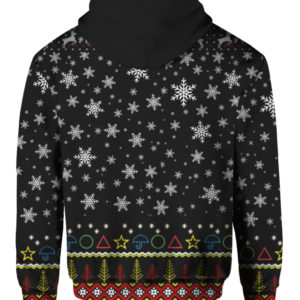 Merry Squidmas Squid Game Lover Christmas 3D Hoodie product photo 1