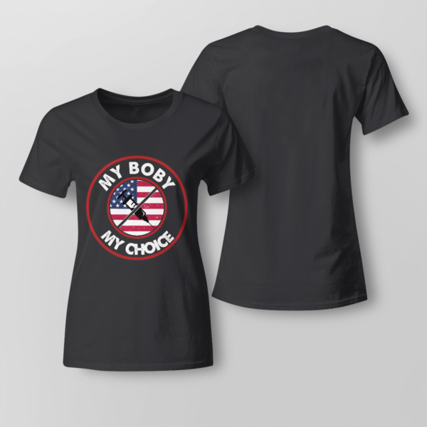 My Body My Choice Anti-Vaccination No Forced Vaccines Shirt Ladies T-shirt Black XS