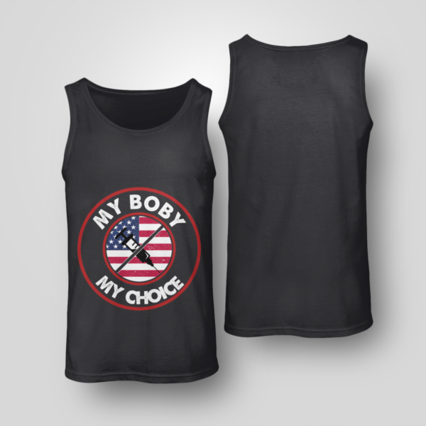 My Body My Choice Anti-Vaccination No Forced Vaccines Shirt Unisex Tank Black S