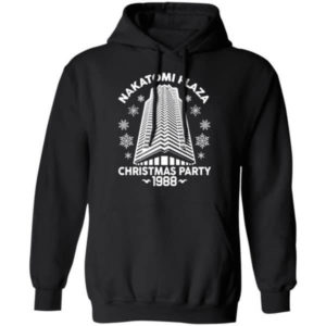 Nakatomi Plaza Christmas Party 1988 Christmas T-shirt Hoodie Hoodie Black S
