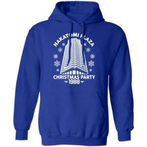 Nakatomi Plaza Christmas Party 1988 Christmas T-shirt Hoodie Hoodie Royal S