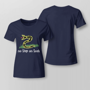 No Step On Snek Shirt Ladies T-shirt Navy XS