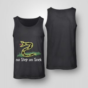 No Step On Snek Shirt Unisex Tank Black S