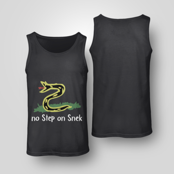 No Step On Snek Shirt Unisex Tank Black S