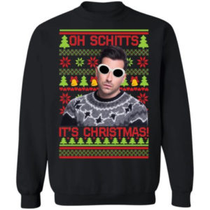 Oh Schitts It’s Christmas Davis Christmas Shirt Sweatshirt Black S
