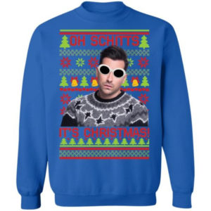 Oh Schitts It’s Christmas Davis Christmas Shirt Sweatshirt Royal S