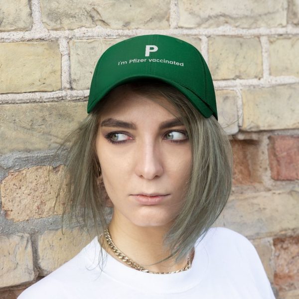 P I’m Pfizer Vaccinated Twill Hat, Cap product photo 13