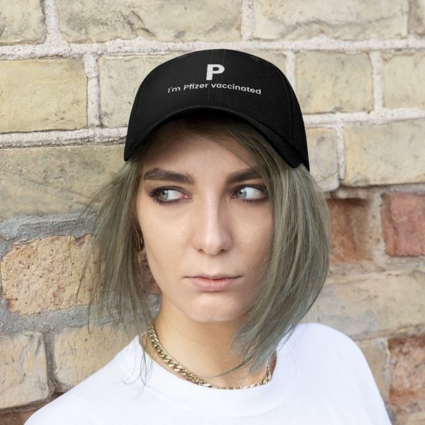 P I’m Pfizer Vaccinated Twill Hat, Cap product photo 3