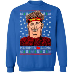 Patric Mahomes alone movie parody football sweatshirt Christmas Sweatshirt Royal S
