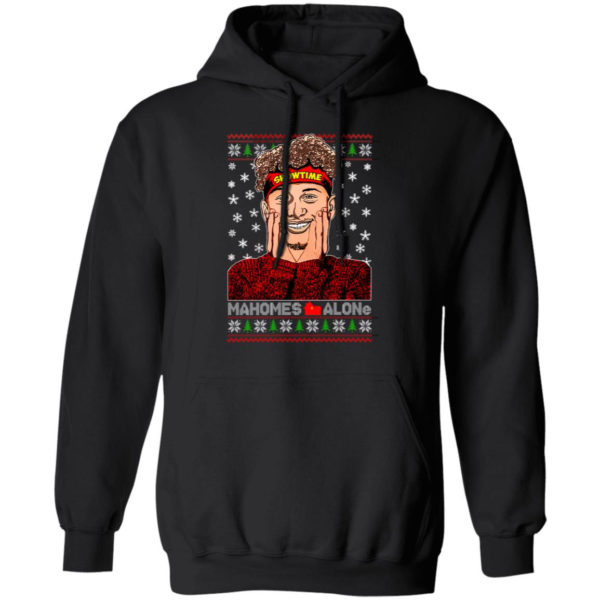 Patric Mahomes alone movie parody football sweatshirt Hoodie Black S
