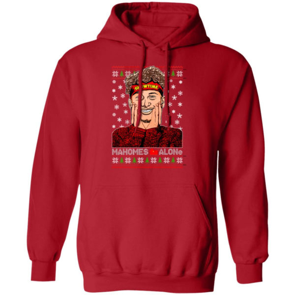 Patric Mahomes alone movie parody football sweatshirt Hoodie Red S