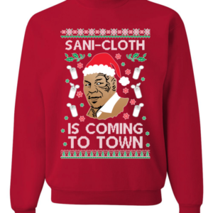 Sani Cloth is Coming to Town Christmas Sweatshirt Sweatshirt Red S