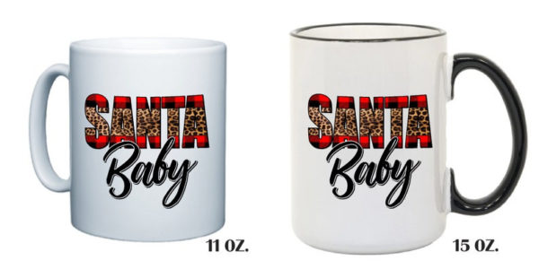 Santa Baby Coffee Mug Christmas Gift Coffee Mug product photo 2