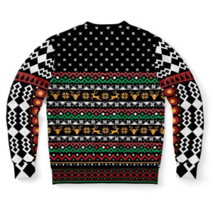Santa Bouncer Naughty Nice Santa Christmas 3D Sweater product photo 1
