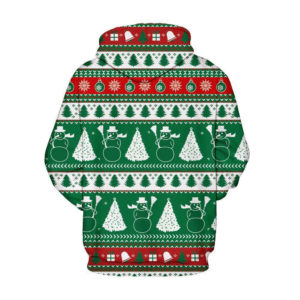 Santa Claus and Jesus Christmas All Over Print 3D Hoodie product photo 1
