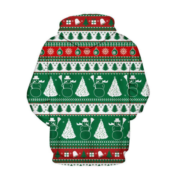 Santa Claus and Jesus Christmas All Over Print 3D Hoodie product photo 1