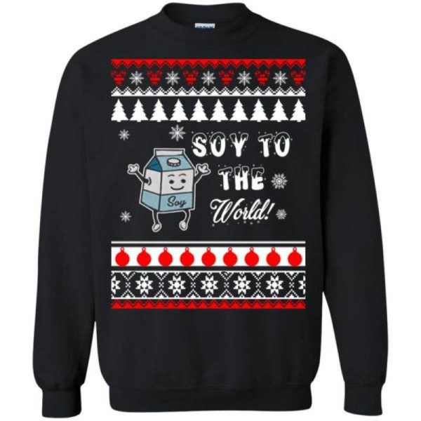 Soy To The World Soy Lover Christmas Shirt product photo 5