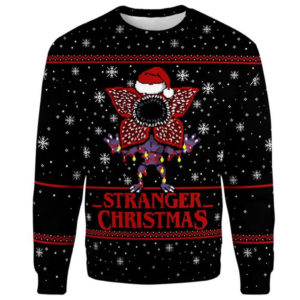 Stranger Christmas Ttranger Santa All Over Print 3D Shirt 3D Sweatshirt Black S