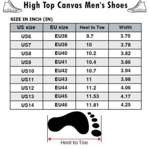 Sugar Skull High Top Shoes for Men & Women product photo 5