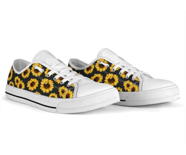 Sunflower White Low Top Canvas Shoes Men & Women product photo 2