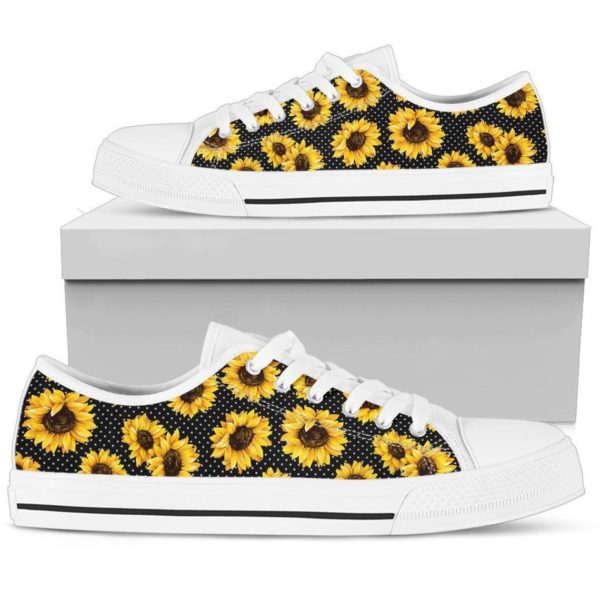 Sunflower White Low Top Canvas Shoes Men & Women product photo 3