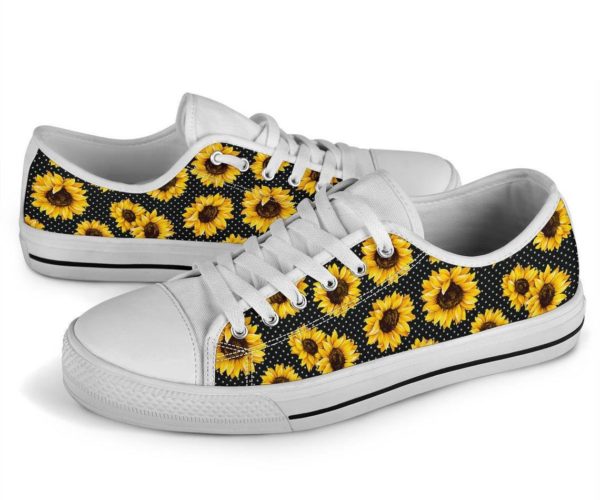 Sunflower White Low Top Canvas Shoes Men & Women Men's Shoes White US6
