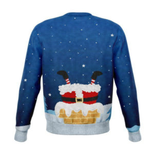 This Santa Loves To Go Down Christmas Sweater product photo 1