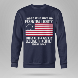 those who give up essential liberty shirt crewneck sweatshirt navy s 1 300x300 image Those Who Give Up, Essential Liberty Shirt Crewneck Sweatshirt Navy S