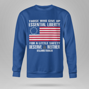 those who give up essential liberty shirt crewneck sweatshirt royal blue s 1 300x300 image Those Who Give Up, Essential Liberty Shirt Crewneck Sweatshirt Royal Blue S