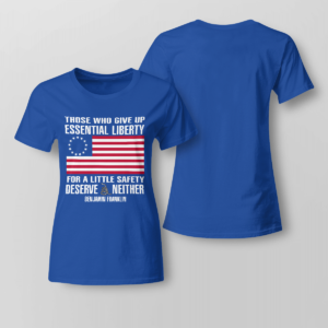 those who give up essential liberty shirt ladies t shirt royal blue xs 1 300x300 image Those Who Give Up, Essential Liberty Shirt Ladies T-shirt Royal Blue XS