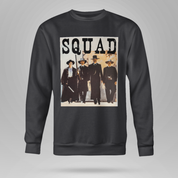 Tombstone Squad Shirt Crewneck Sweatshirt Black S
