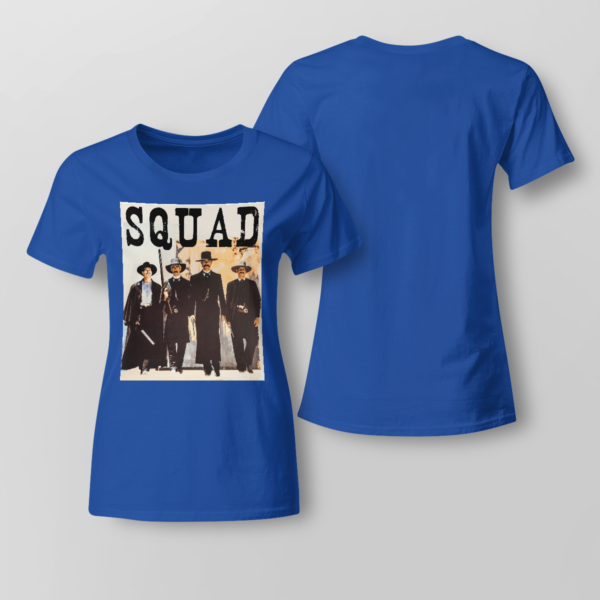 Tombstone Squad Shirt Ladies T-shirt Royal Blue XS