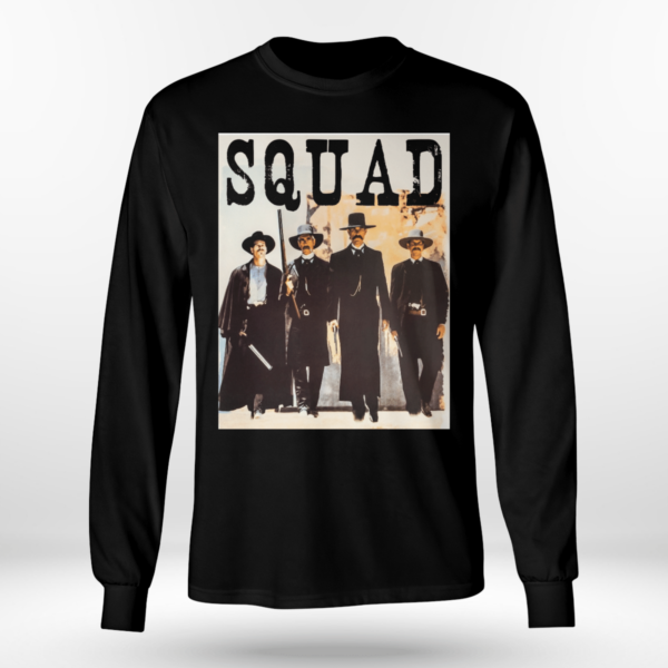 Tombstone Squad Shirt Long Sleeve Tee Black S