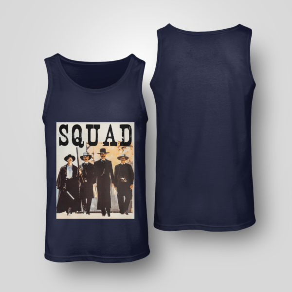 Tombstone Squad Shirt Unisex Tank Navy S
