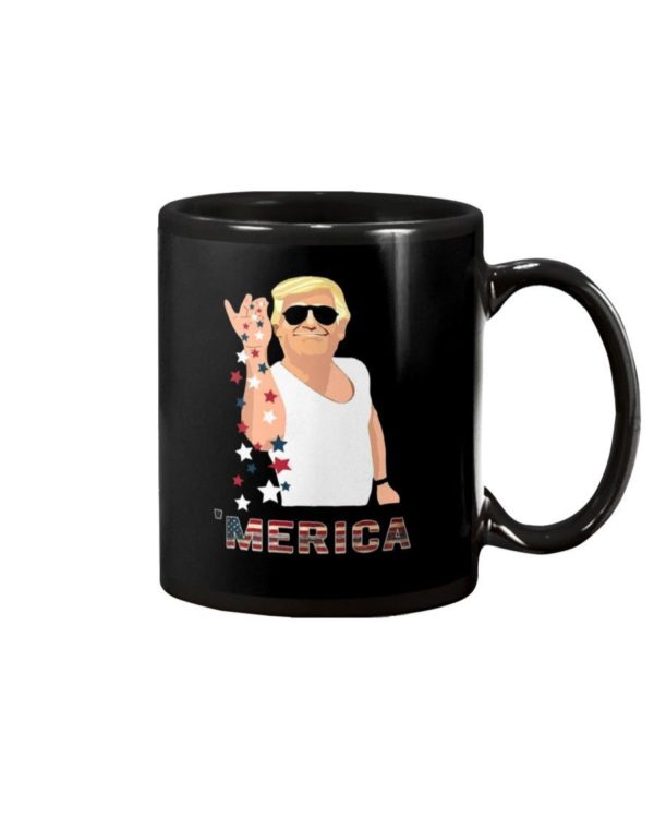 Trump Bae Salt Merica American Flag Mug product photo 1