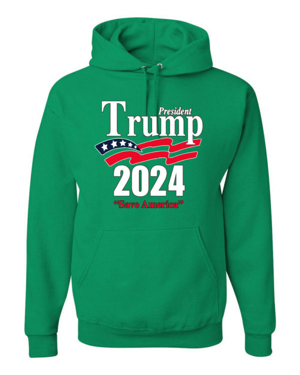 Trump President 2024 Shirt Save America Hoodie Hoodie Kelly S
