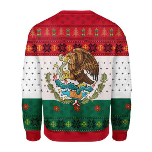 Wild Eagle Mexican Ugly Christmas 3D Sweater product photo 2