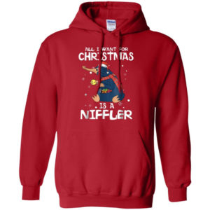 All I Want For Christmas Is A Niffler Christmas Shirt Hoodie Red S