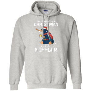All I Want For Christmas Is A Niffler Christmas Shirt Hoodie Sport Grey S