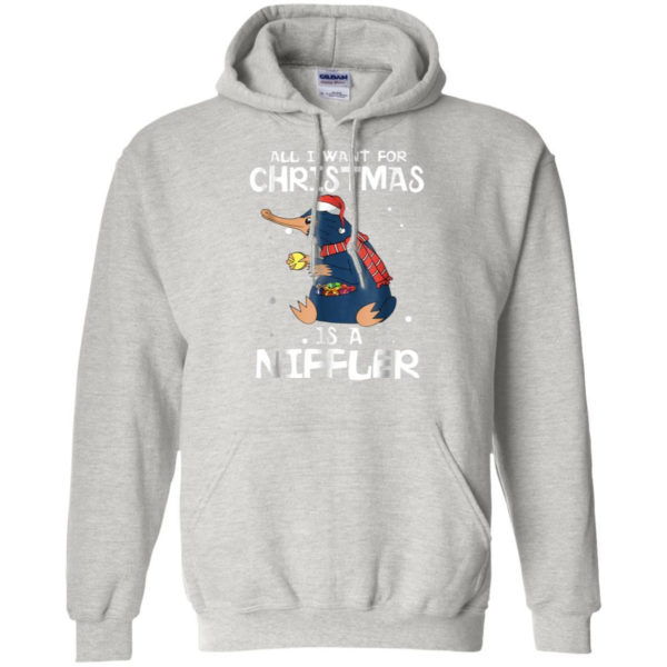 All I Want For Christmas Is A Niffler Christmas Shirt Hoodie Sport Grey S