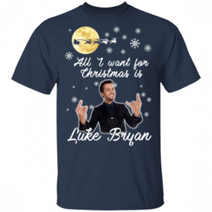 all i want for christmas is luke bryan christmas t shirt hoodie unisex t shirt navy s 1 300x300 image All I Want For Christmas Is Luke Bryan Christmas T-Shirt Hoodie Unisex T-Shirt Navy S