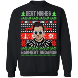 David Best Wishes Warmest Regards Christmas Shirt Sweatshirt Black S
