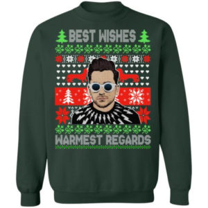 David Best Wishes Warmest Regards Christmas Shirt Sweatshirt Forest Green S