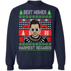 David Best Wishes Warmest Regards Christmas Shirt Sweatshirt Navy S