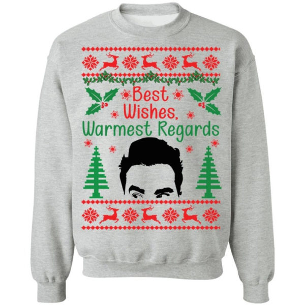 David Best wishes Warmest Regards Christmas Shirt Sweatshirt Sport Grey S