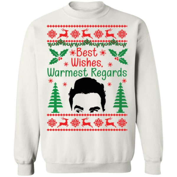 David Best wishes Warmest Regards Christmas Shirt Sweatshirt White S