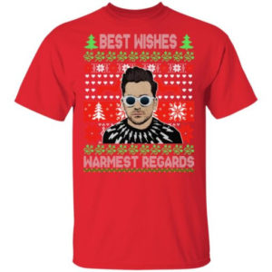 David Best Wishes Warmest Regards Christmas Shirt Unisex T-Shirt Red S