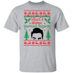 David Best wishes Warmest Regards Christmas Shirt Unisex T-Shirt Sport Grey S